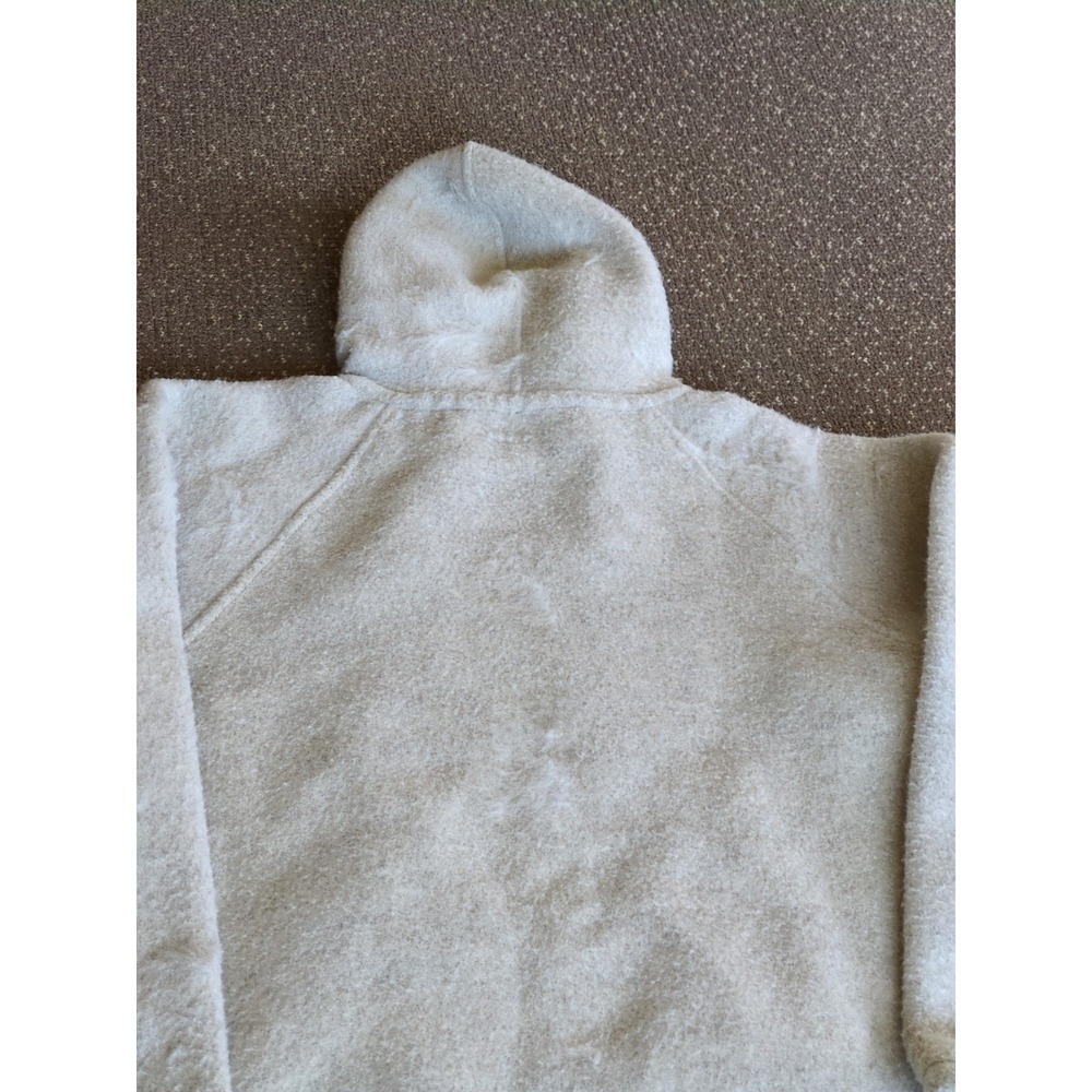 Petros Wool Linen Hoodie Sweater Size Large XL See Measurements Beige Cream - Picture 6 of 12